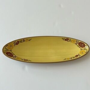 Taylor Smith Vintage 60s Ceramic Indian Summer Relish Serving Dish